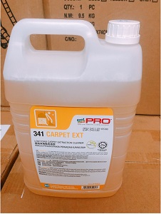 Hóa chất giặt thảm Goodmaid PRO GMP 341 CARPET EXT là một trong những sản phẩm háo chất giặc thảm phổ biến, nhiều người tiêu dùng ưa chuộng, được pha chế bằng công thức đặc biệt với lượng bọt ít giúp vệ sinh sạch các vết bẩn và dầu mỡ