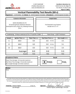 Cuộn băng gai Velcro Fire Retardant Hook Fastener Sample từ Hợp Thành Phát Group, độ bám chắc, dễ cắt, linh hoạt và phù hợp nhiều ứng dụng công nghiệp